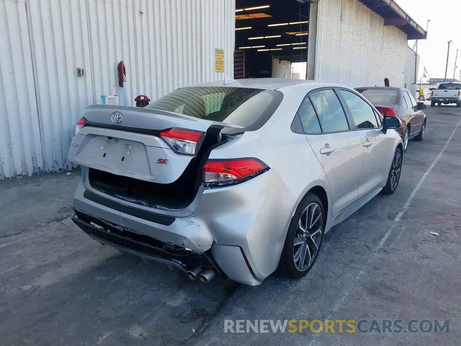 4 Photograph of a damaged car JTDS4RCE7LJ014937 TOYOTA COROLLA 2020