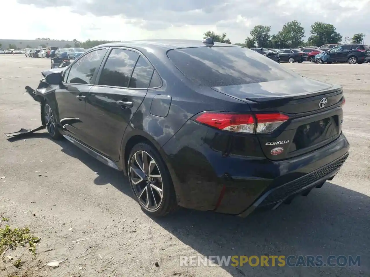 3 Photograph of a damaged car JTDS4RCE7LJ016137 TOYOTA COROLLA 2020