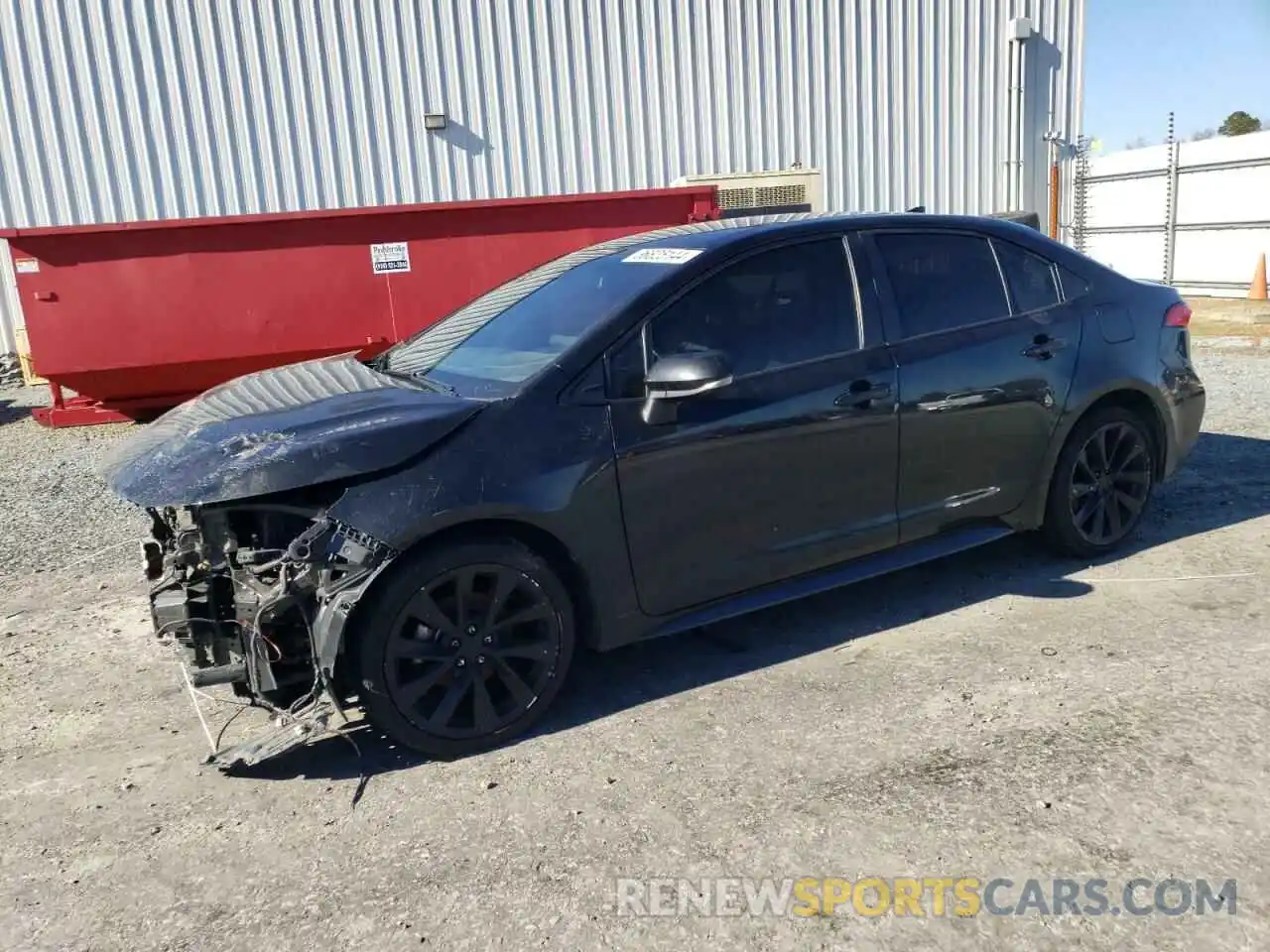 1 Photograph of a damaged car JTDS4RCE7LJ016199 TOYOTA COROLLA 2020