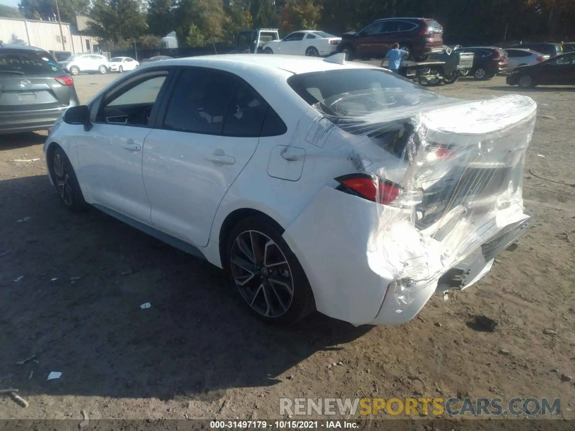 3 Photograph of a damaged car JTDS4RCE7LJ016803 TOYOTA COROLLA 2020