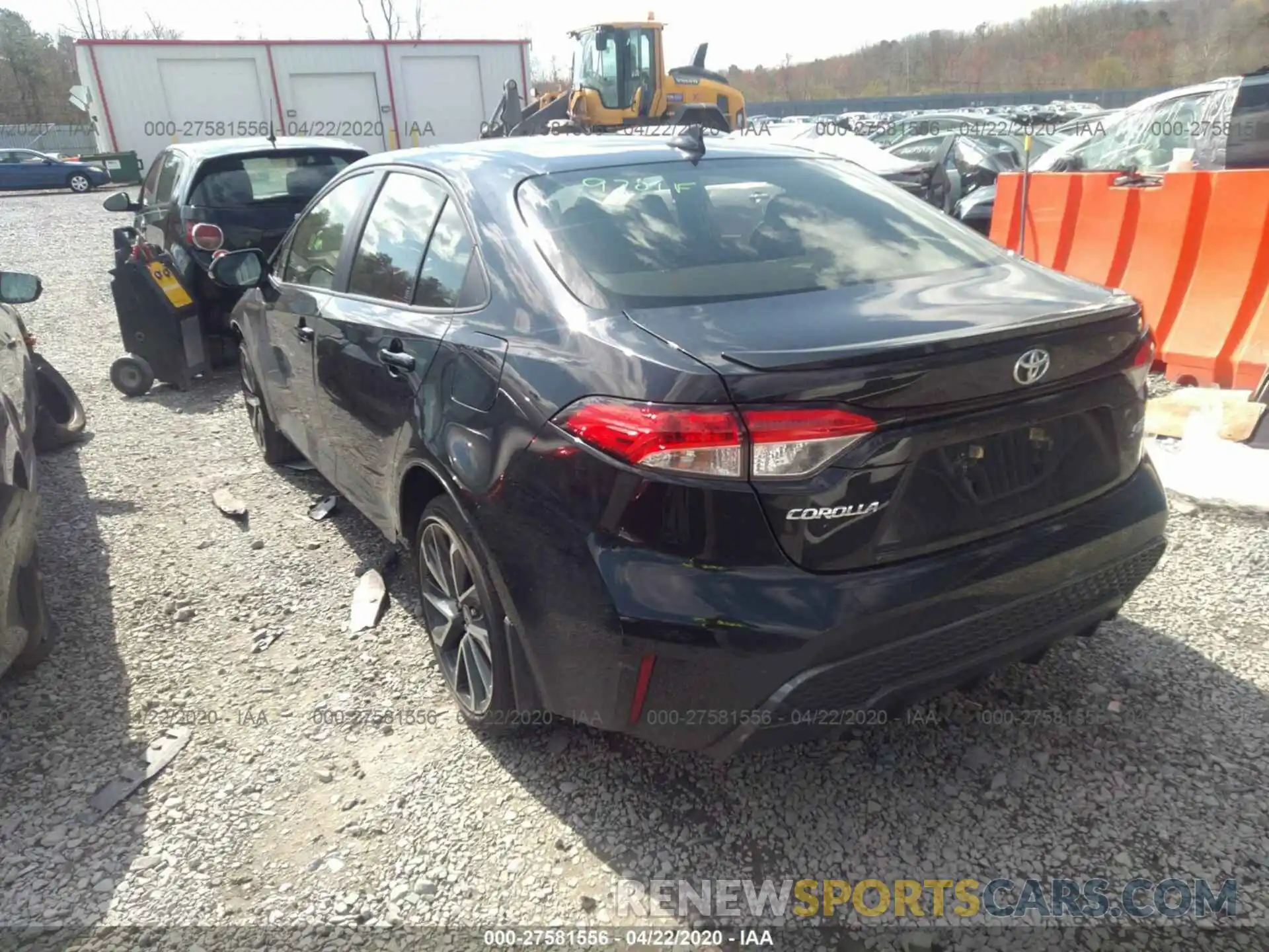 3 Photograph of a damaged car JTDS4RCE7LJ017059 TOYOTA COROLLA 2020