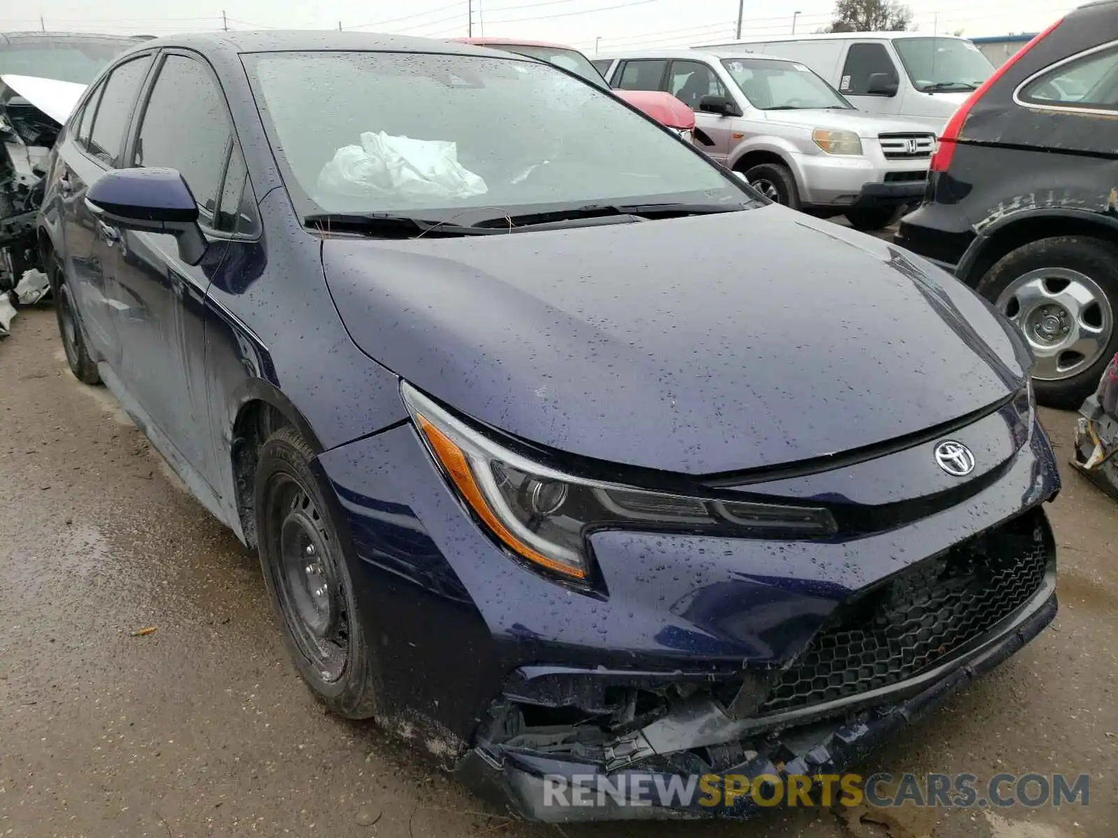 1 Photograph of a damaged car JTDS4RCE7LJ017126 TOYOTA COROLLA 2020