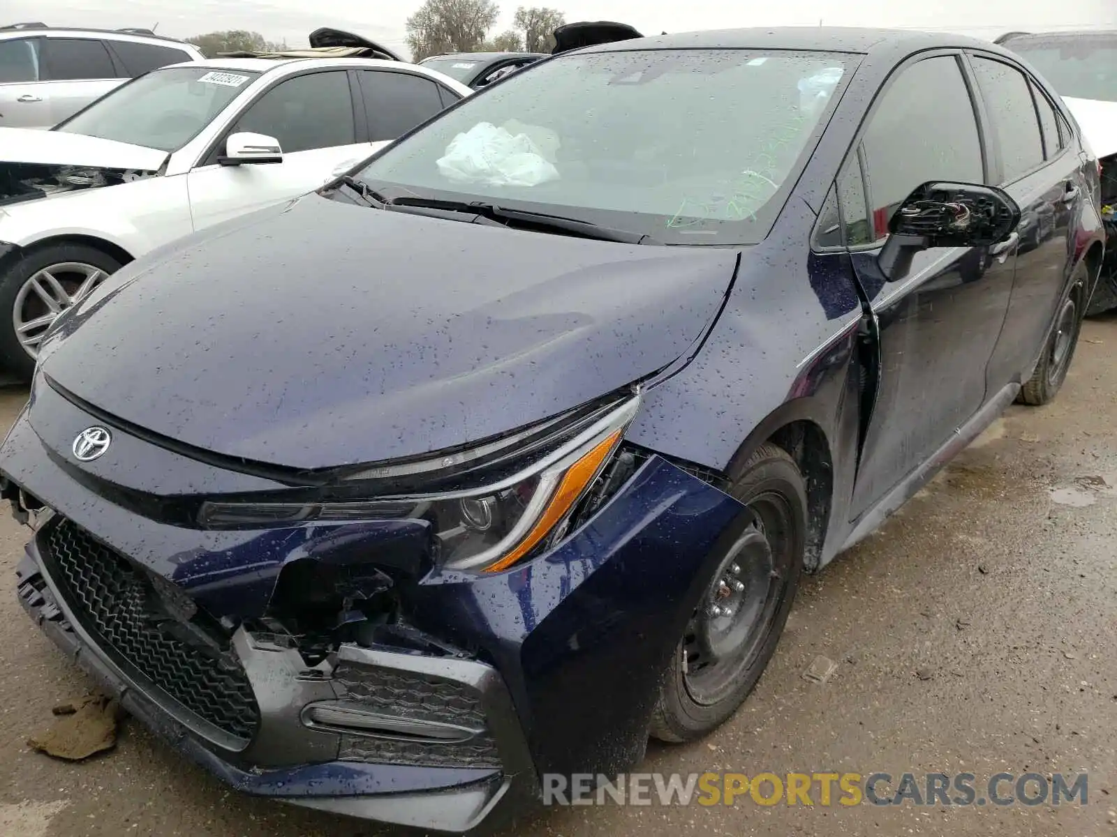 2 Photograph of a damaged car JTDS4RCE7LJ017126 TOYOTA COROLLA 2020