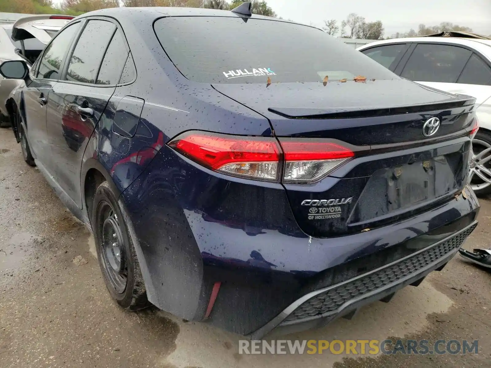 3 Photograph of a damaged car JTDS4RCE7LJ017126 TOYOTA COROLLA 2020