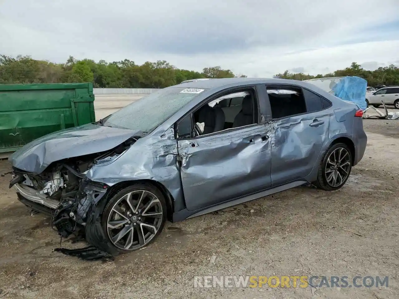 1 Photograph of a damaged car JTDS4RCE7LJ017207 TOYOTA COROLLA 2020