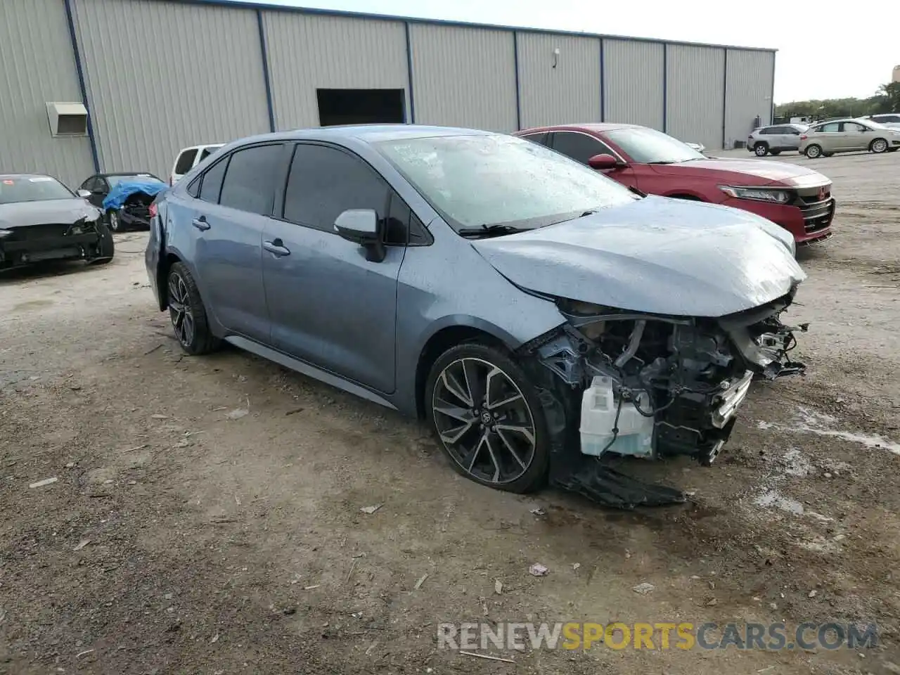 4 Photograph of a damaged car JTDS4RCE7LJ017207 TOYOTA COROLLA 2020