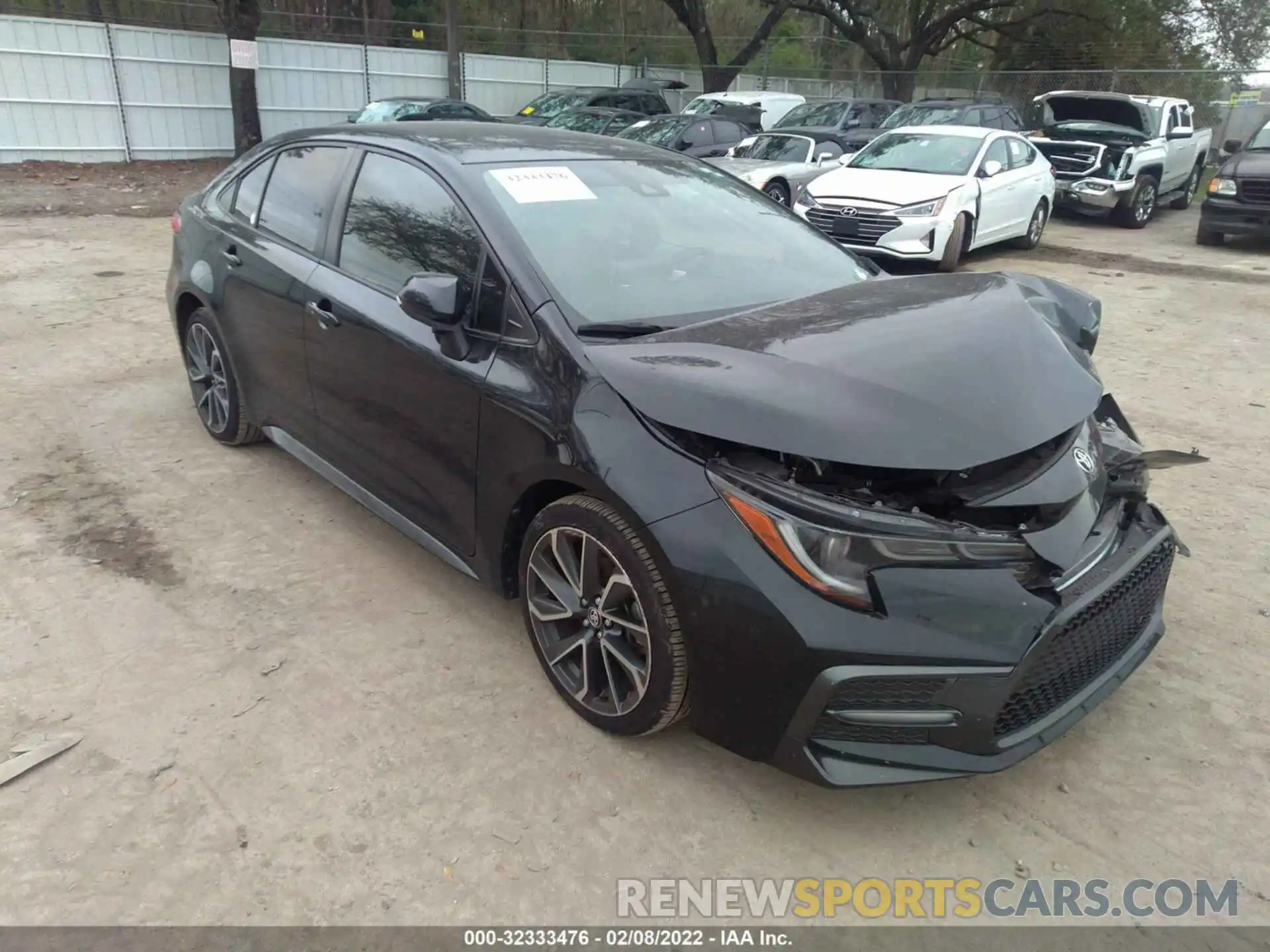 1 Photograph of a damaged car JTDS4RCE7LJ017529 TOYOTA COROLLA 2020