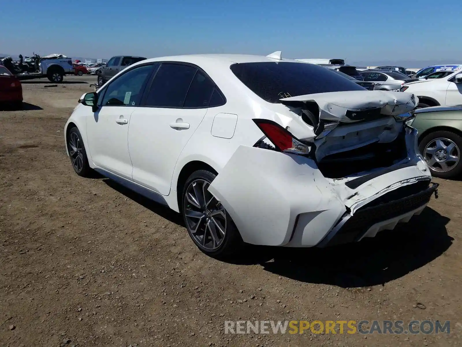 3 Photograph of a damaged car JTDS4RCE7LJ018017 TOYOTA COROLLA 2020