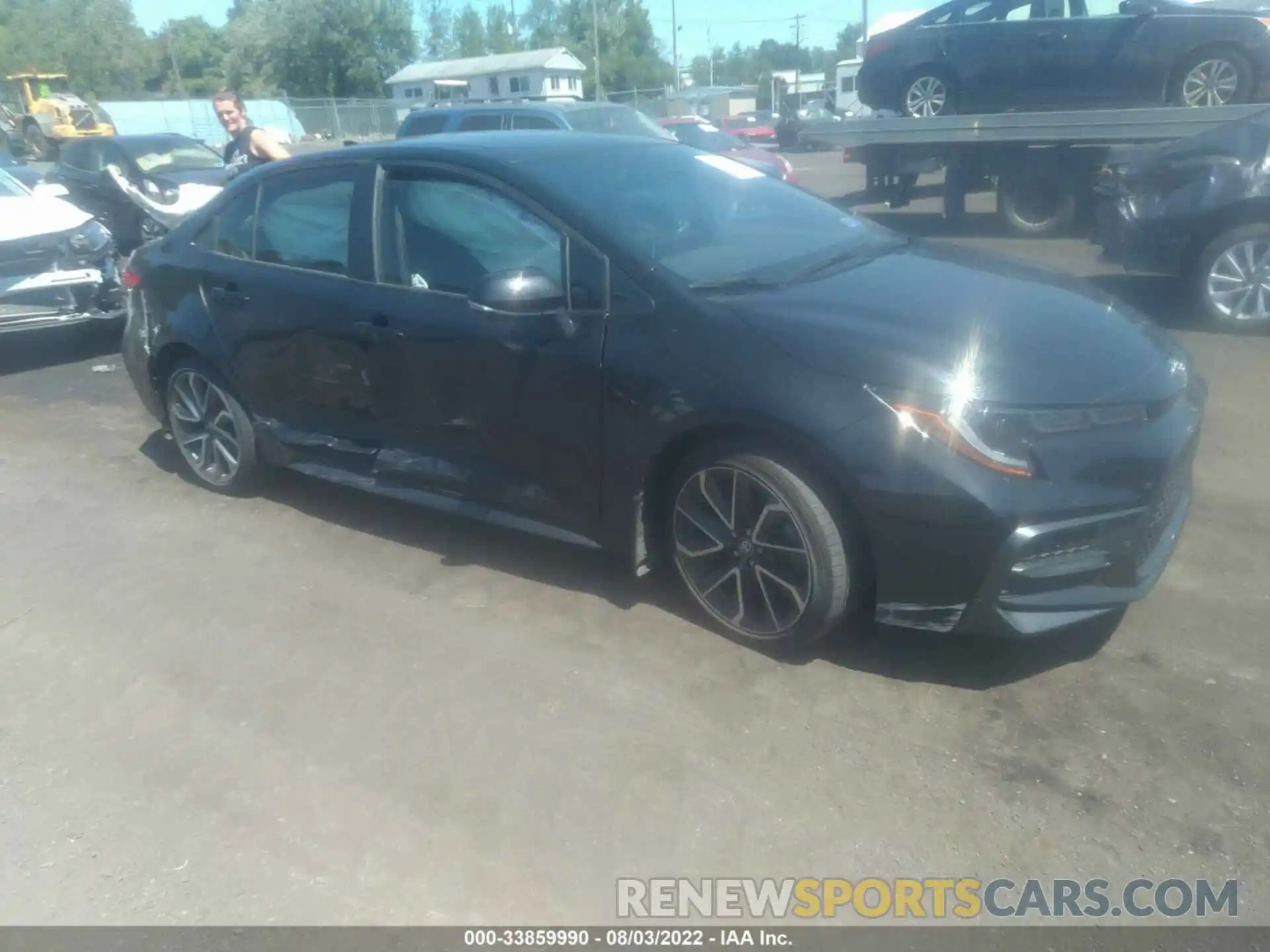 1 Photograph of a damaged car JTDS4RCE7LJ018258 TOYOTA COROLLA 2020