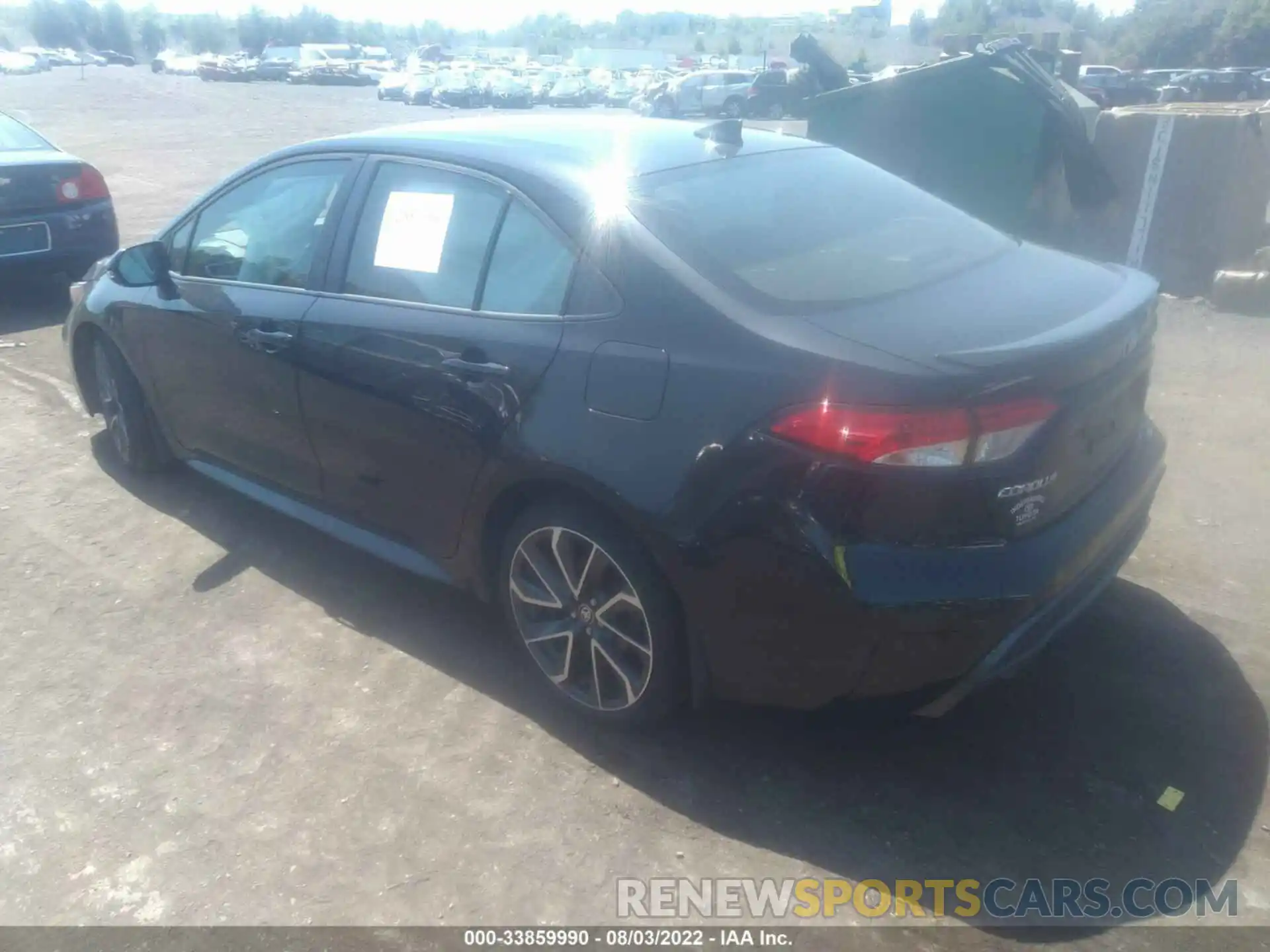 3 Photograph of a damaged car JTDS4RCE7LJ018258 TOYOTA COROLLA 2020