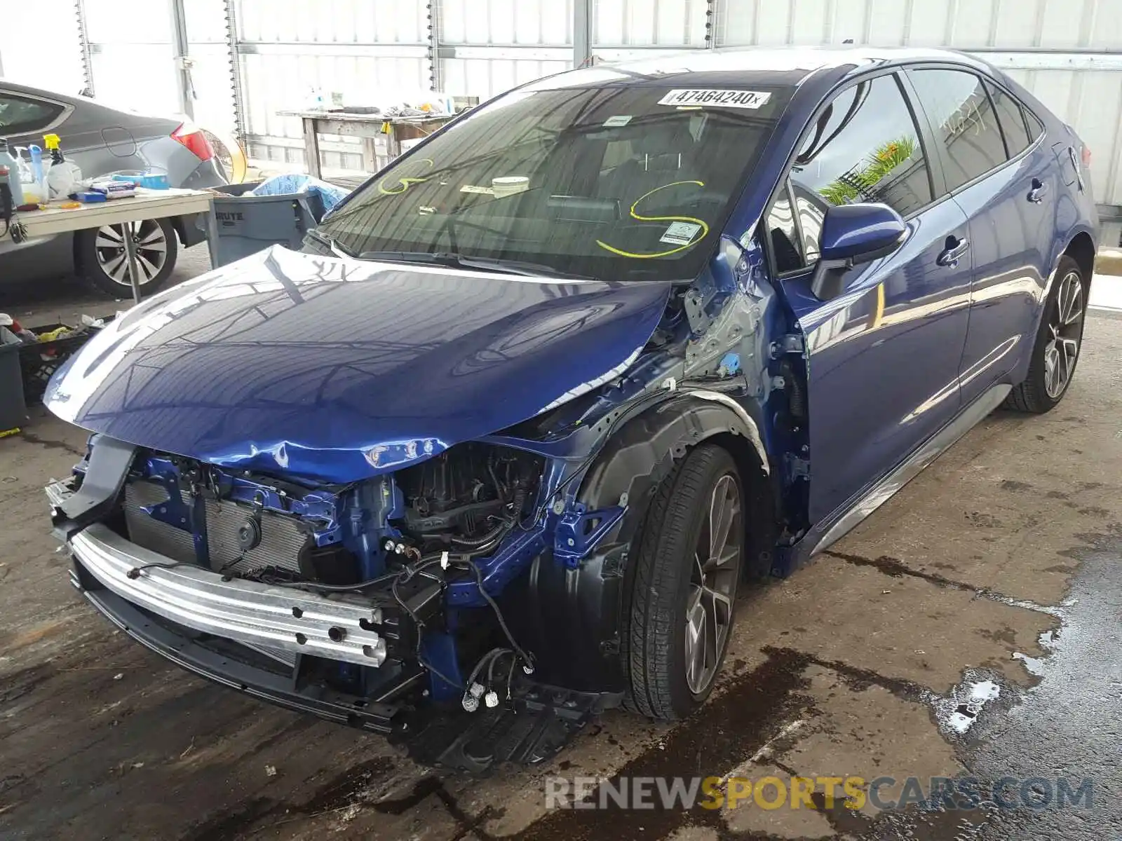 2 Photograph of a damaged car JTDS4RCE7LJ018616 TOYOTA COROLLA 2020