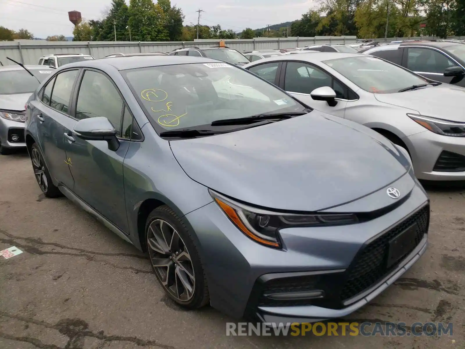 1 Photograph of a damaged car JTDS4RCE7LJ019278 TOYOTA COROLLA 2020