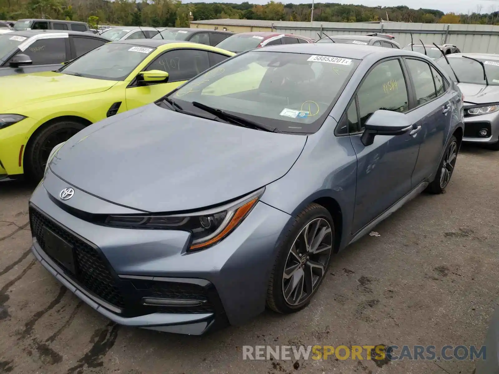 2 Photograph of a damaged car JTDS4RCE7LJ019278 TOYOTA COROLLA 2020