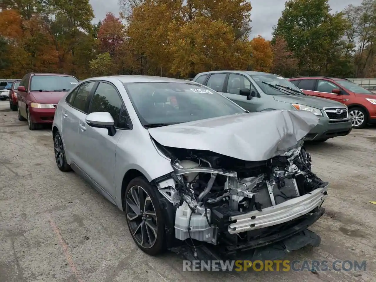 1 Photograph of a damaged car JTDS4RCE7LJ019300 TOYOTA COROLLA 2020