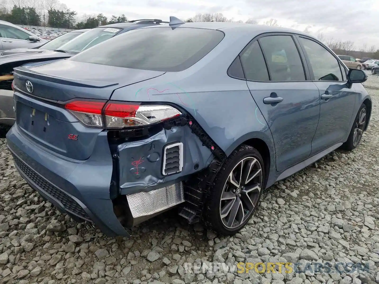 4 Photograph of a damaged car JTDS4RCE7LJ019619 TOYOTA COROLLA 2020