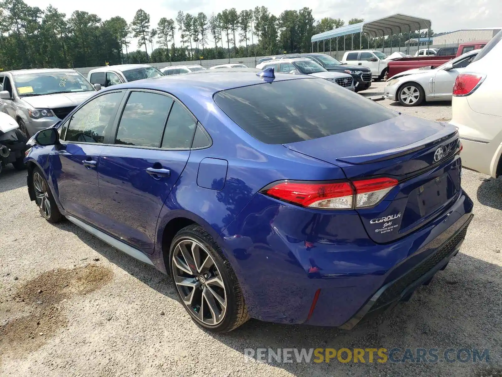 3 Photograph of a damaged car JTDS4RCE7LJ022150 TOYOTA COROLLA 2020