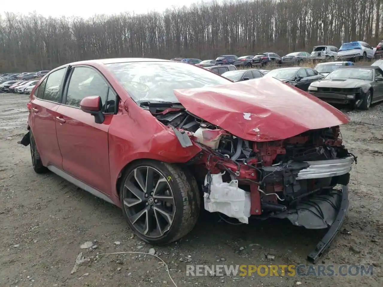 1 Photograph of a damaged car JTDS4RCE7LJ022651 TOYOTA COROLLA 2020