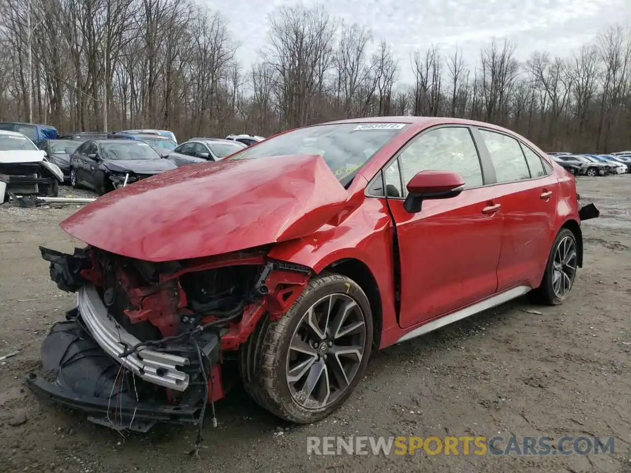 2 Photograph of a damaged car JTDS4RCE7LJ022651 TOYOTA COROLLA 2020