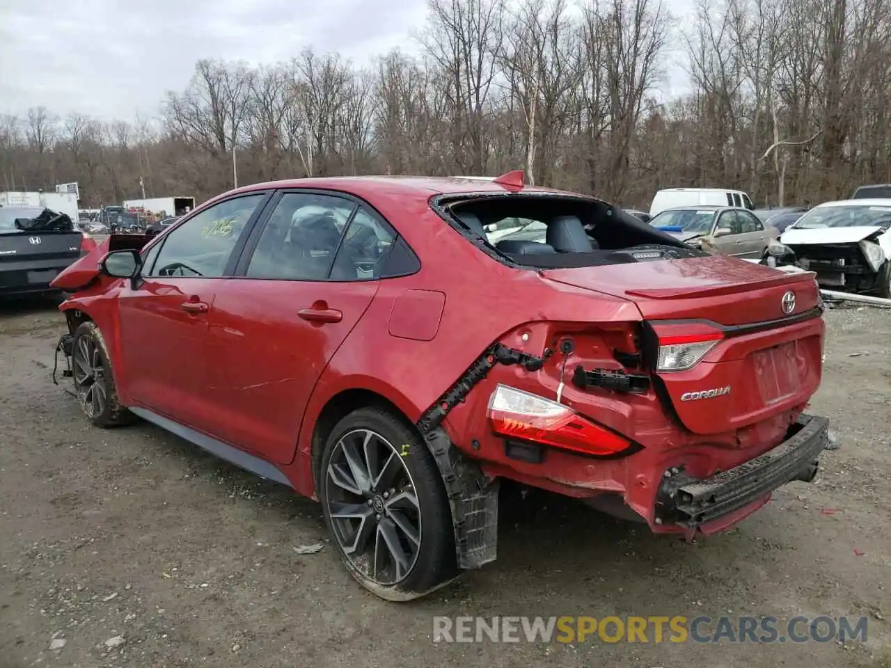 3 Photograph of a damaged car JTDS4RCE7LJ022651 TOYOTA COROLLA 2020