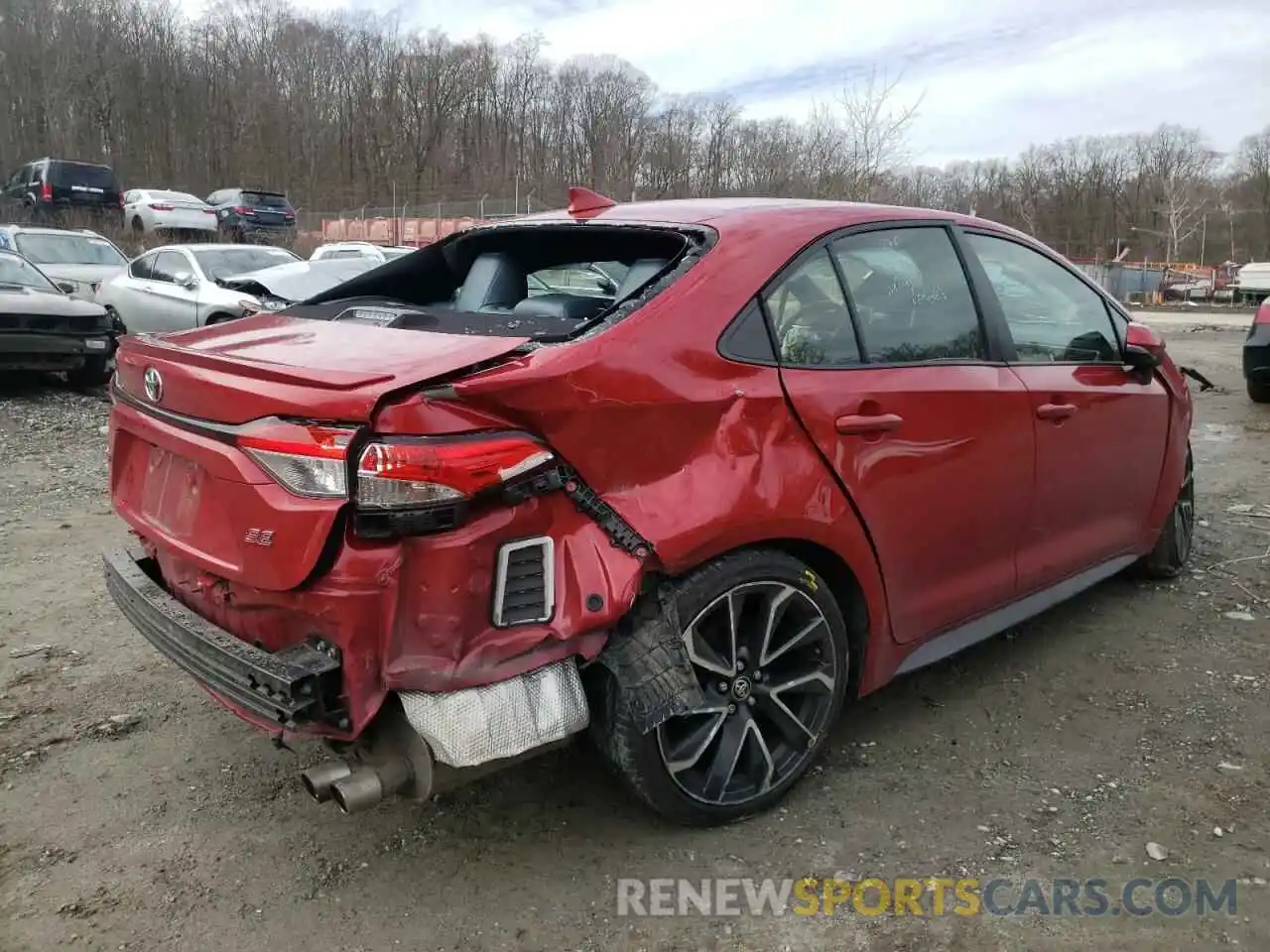 4 Photograph of a damaged car JTDS4RCE7LJ022651 TOYOTA COROLLA 2020