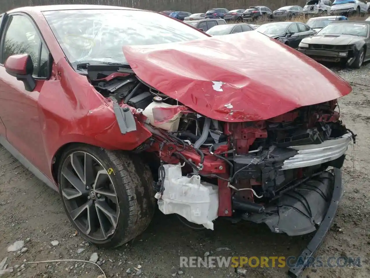 9 Photograph of a damaged car JTDS4RCE7LJ022651 TOYOTA COROLLA 2020