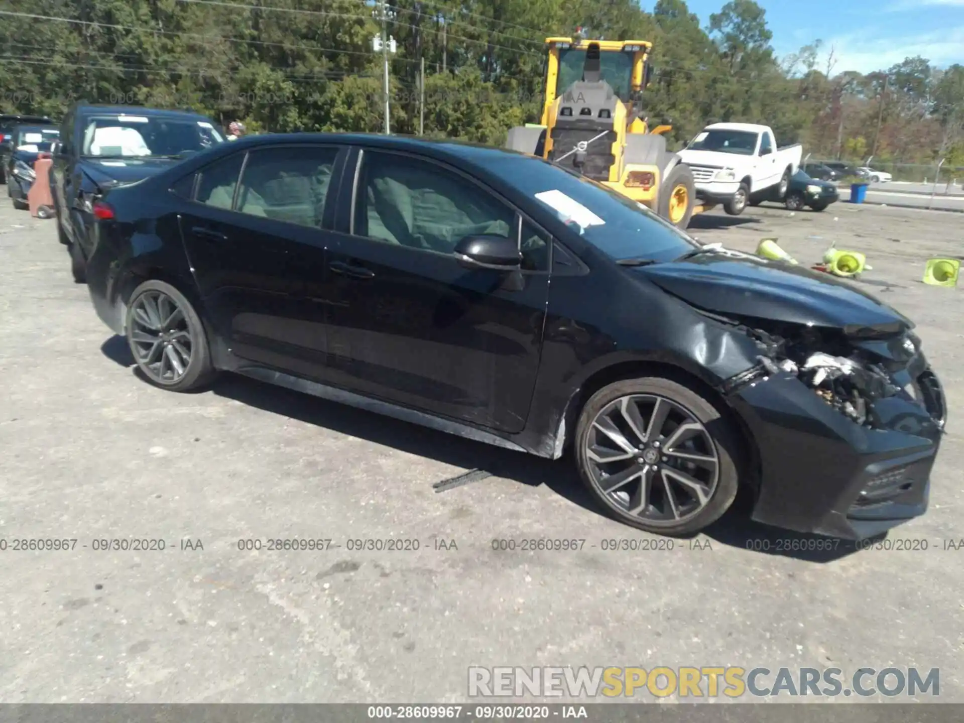 1 Photograph of a damaged car JTDS4RCE7LJ022682 TOYOTA COROLLA 2020