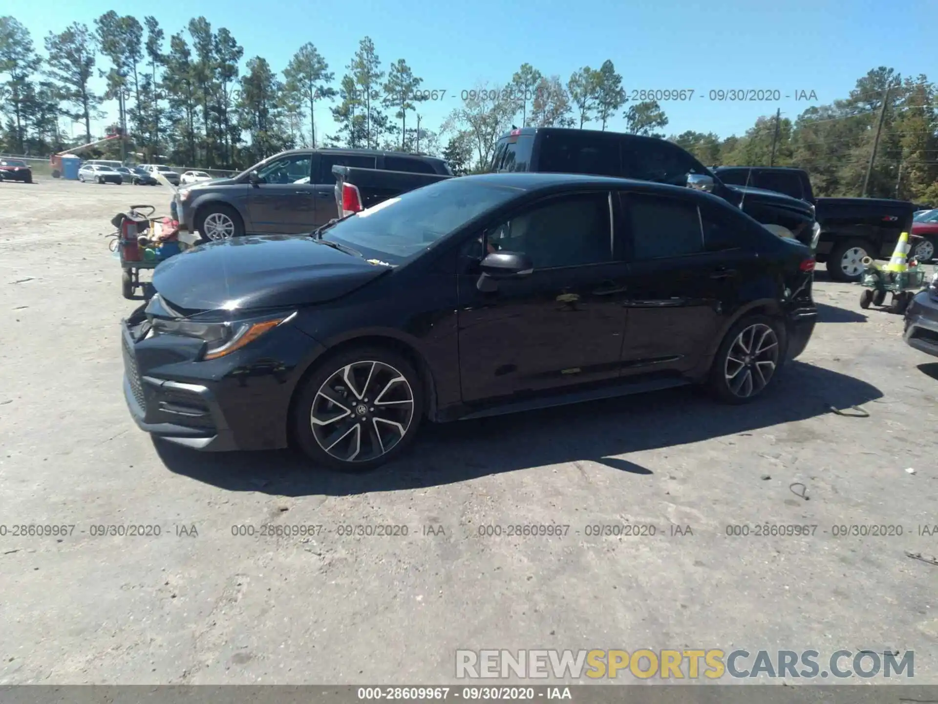 2 Photograph of a damaged car JTDS4RCE7LJ022682 TOYOTA COROLLA 2020