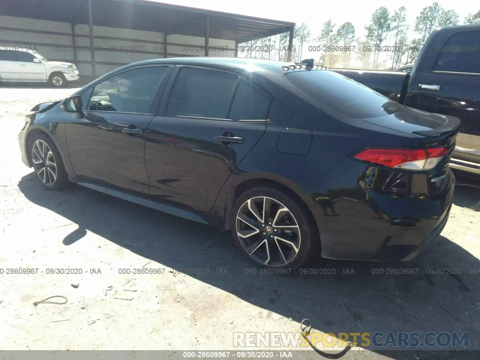 3 Photograph of a damaged car JTDS4RCE7LJ022682 TOYOTA COROLLA 2020