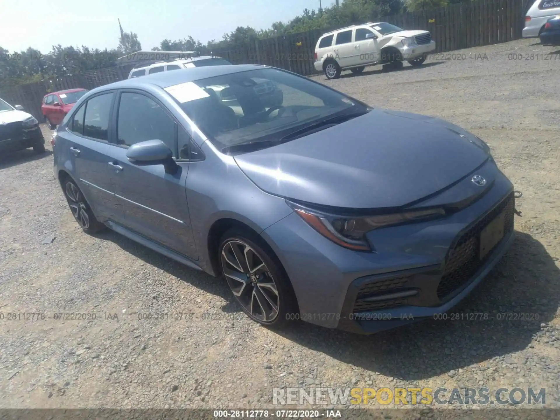 1 Photograph of a damaged car JTDS4RCE7LJ022746 TOYOTA COROLLA 2020