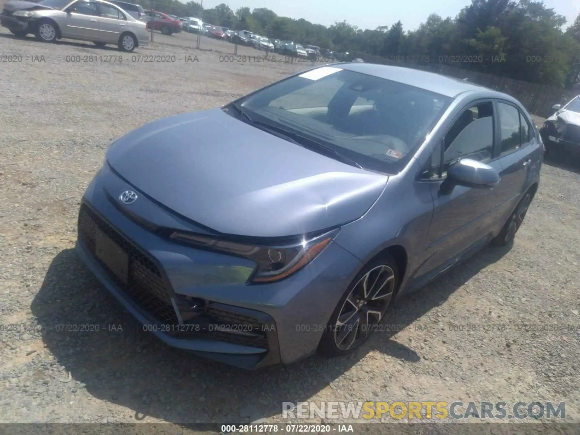 2 Photograph of a damaged car JTDS4RCE7LJ022746 TOYOTA COROLLA 2020