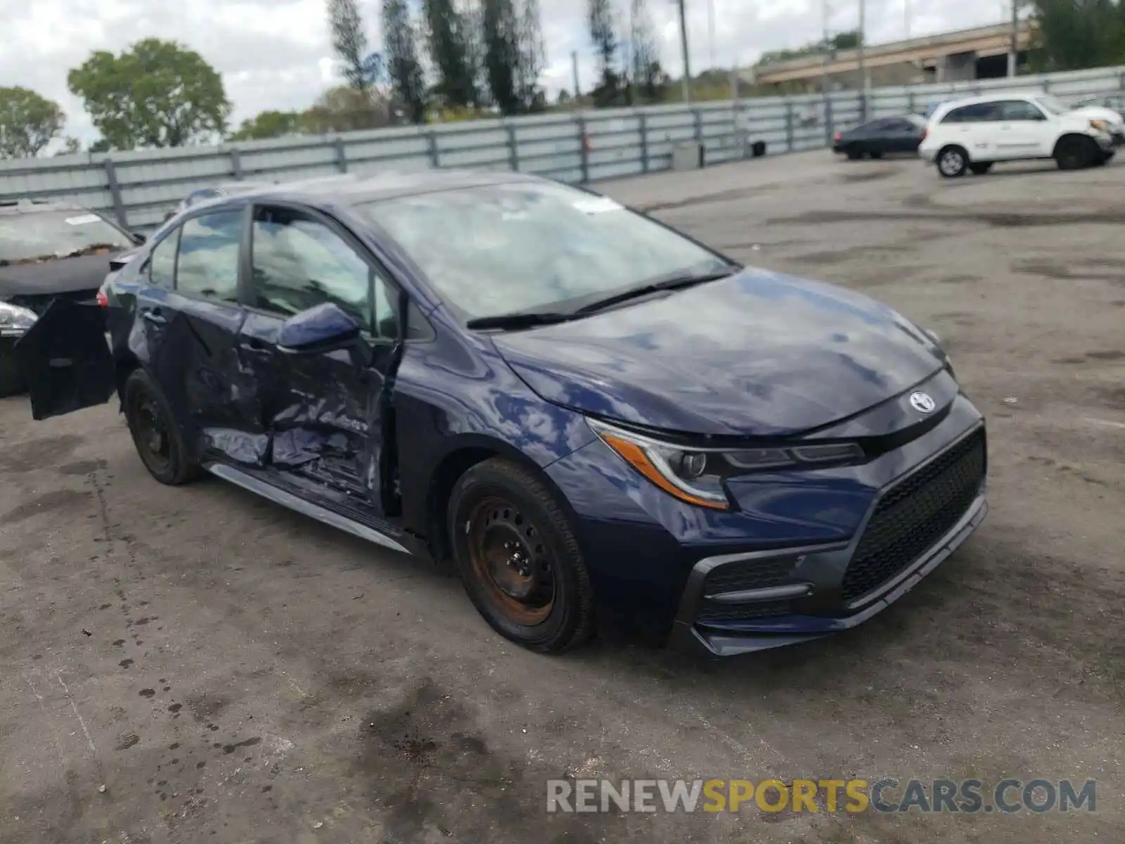 1 Photograph of a damaged car JTDS4RCE7LJ023010 TOYOTA COROLLA 2020