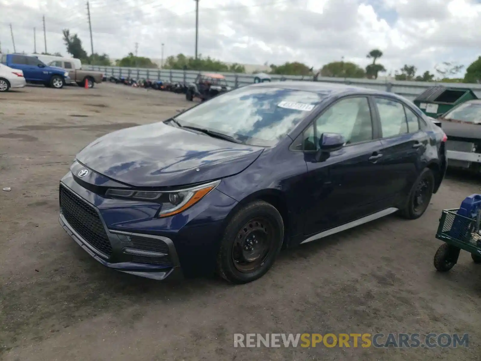 2 Photograph of a damaged car JTDS4RCE7LJ023010 TOYOTA COROLLA 2020