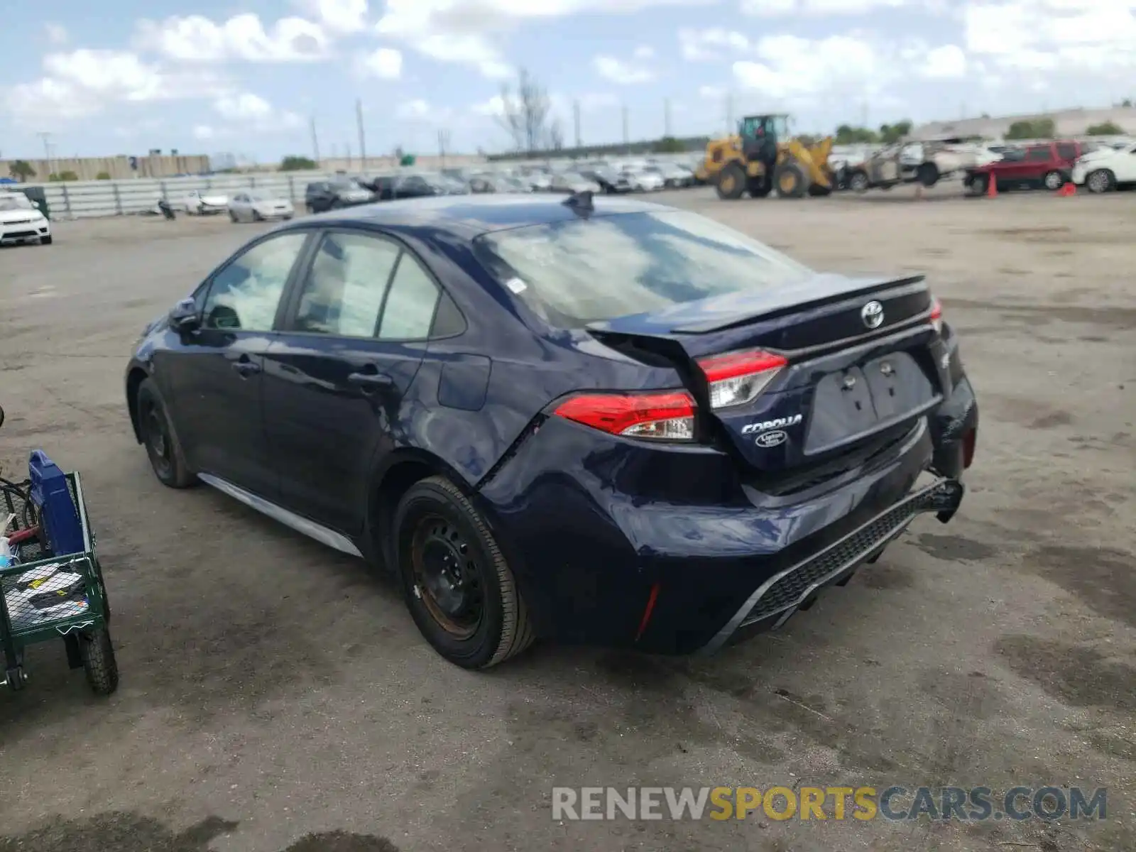 3 Photograph of a damaged car JTDS4RCE7LJ023010 TOYOTA COROLLA 2020