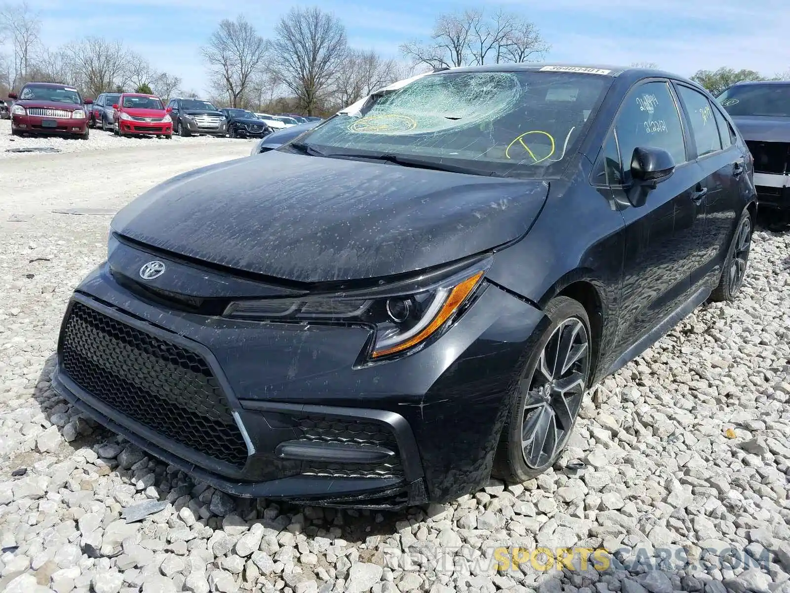 2 Photograph of a damaged car JTDS4RCE7LJ023492 TOYOTA COROLLA 2020