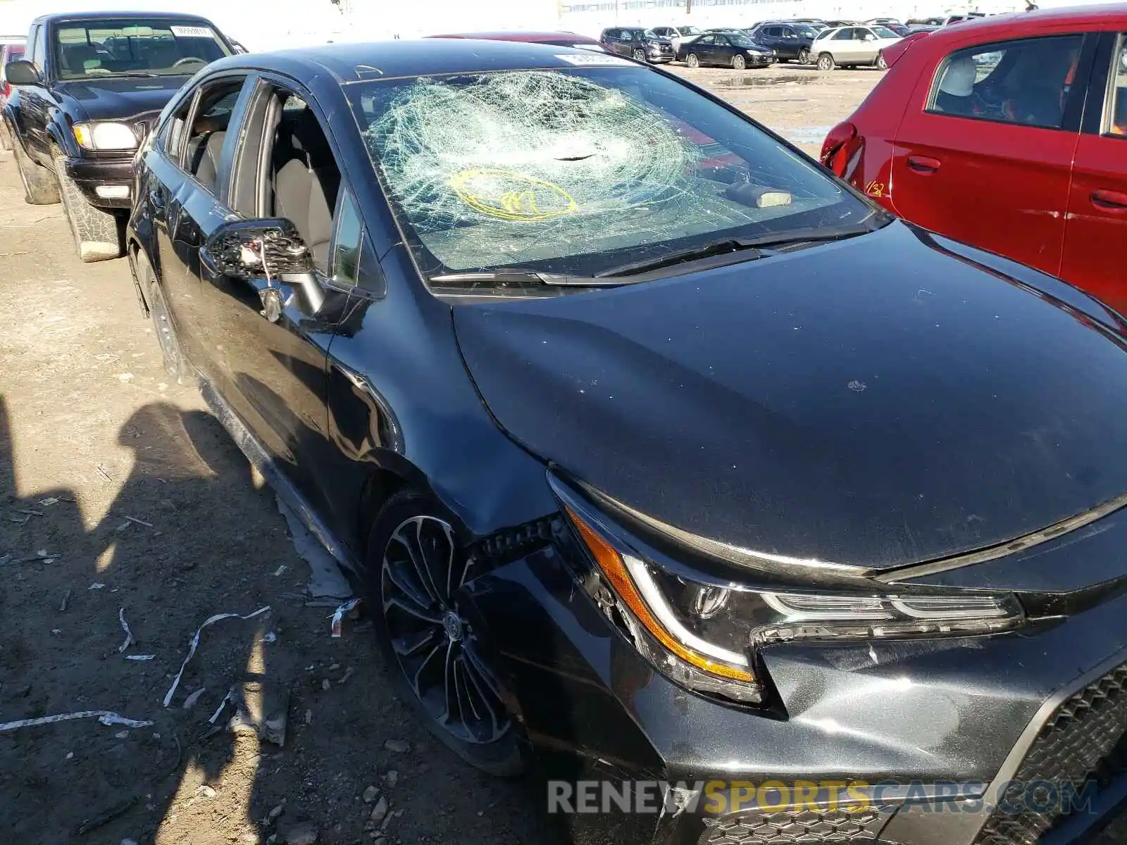 9 Photograph of a damaged car JTDS4RCE7LJ023492 TOYOTA COROLLA 2020