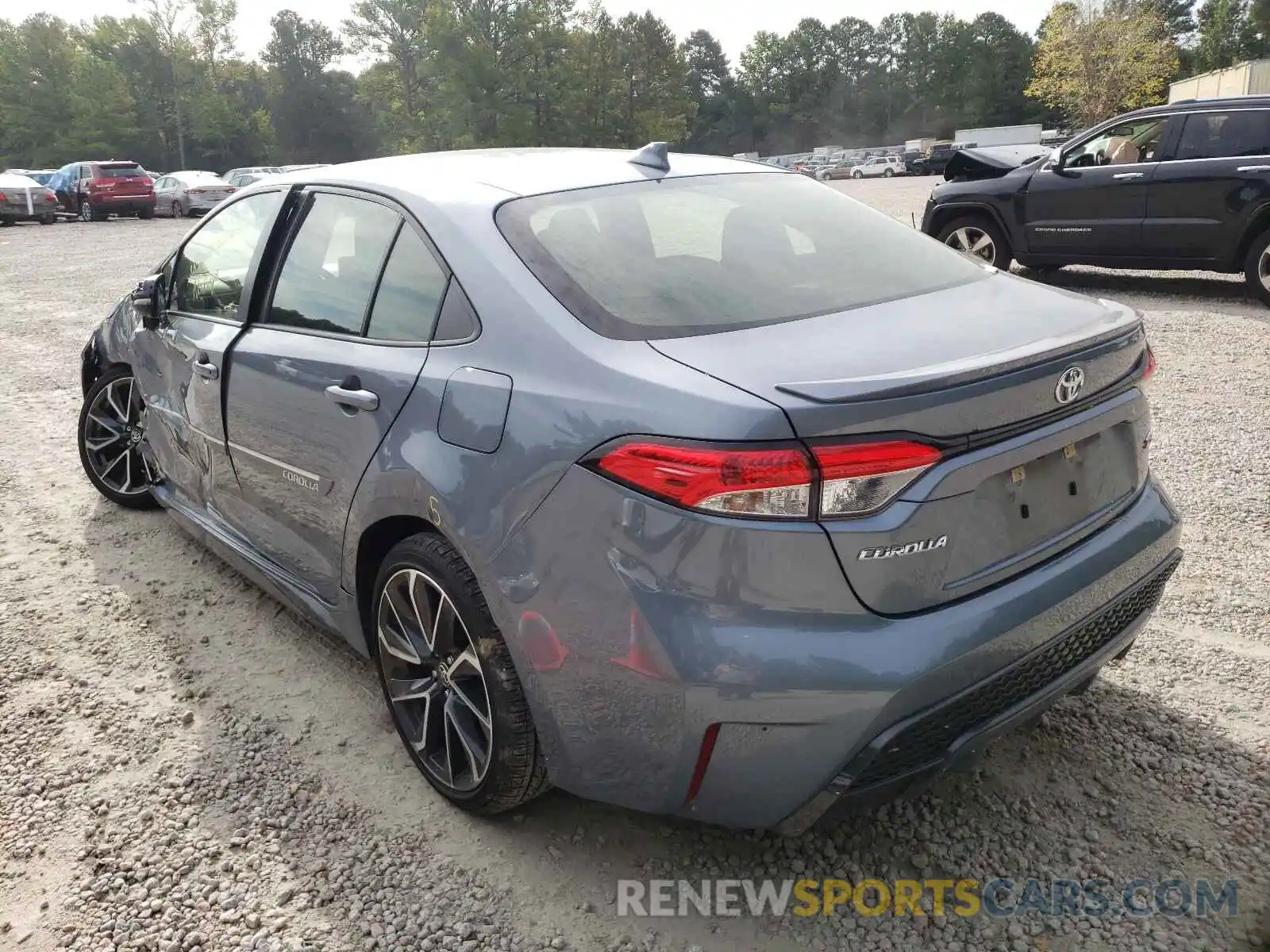 3 Photograph of a damaged car JTDS4RCE7LJ024030 TOYOTA COROLLA 2020