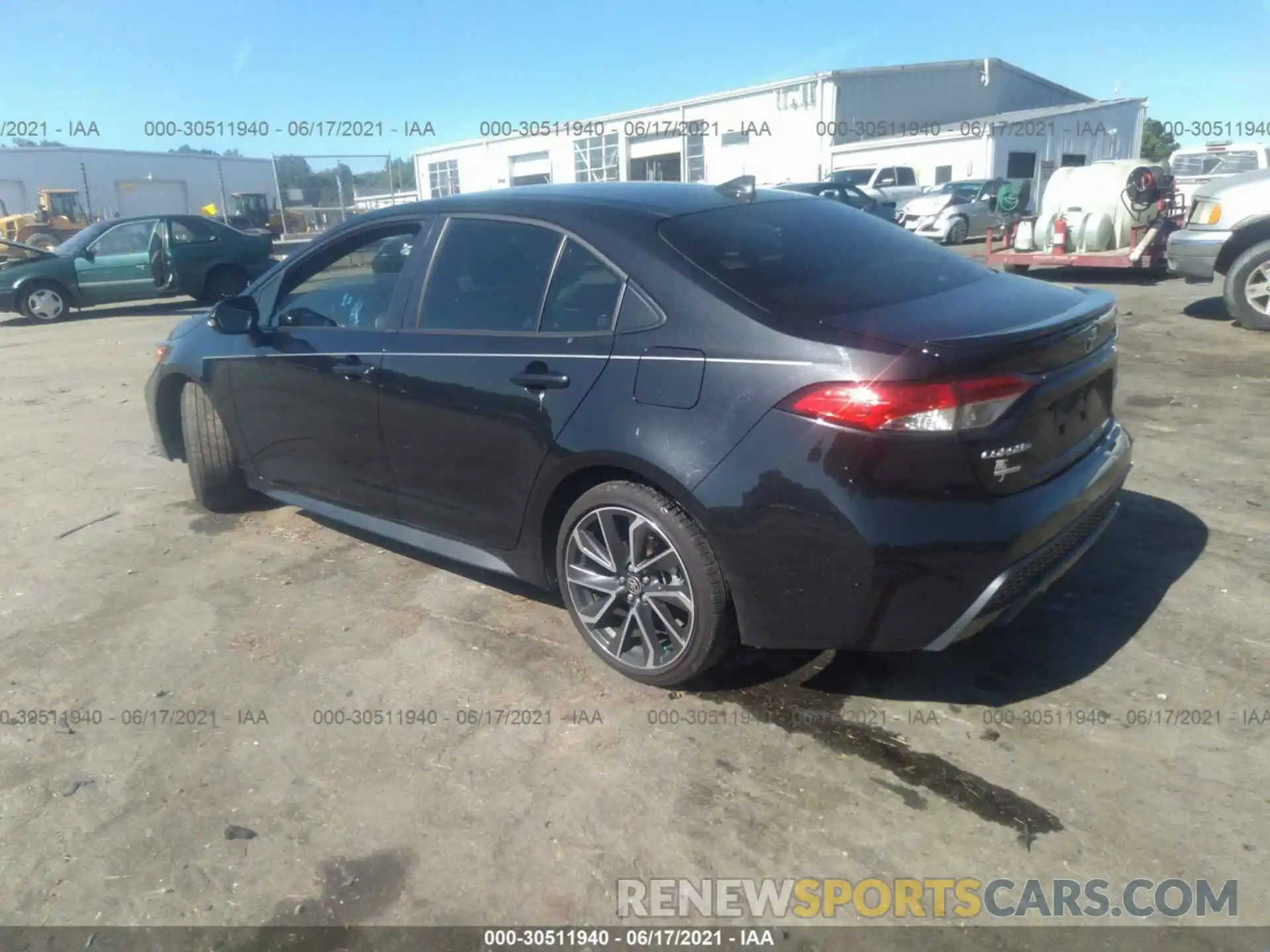 3 Photograph of a damaged car JTDS4RCE7LJ024254 TOYOTA COROLLA 2020