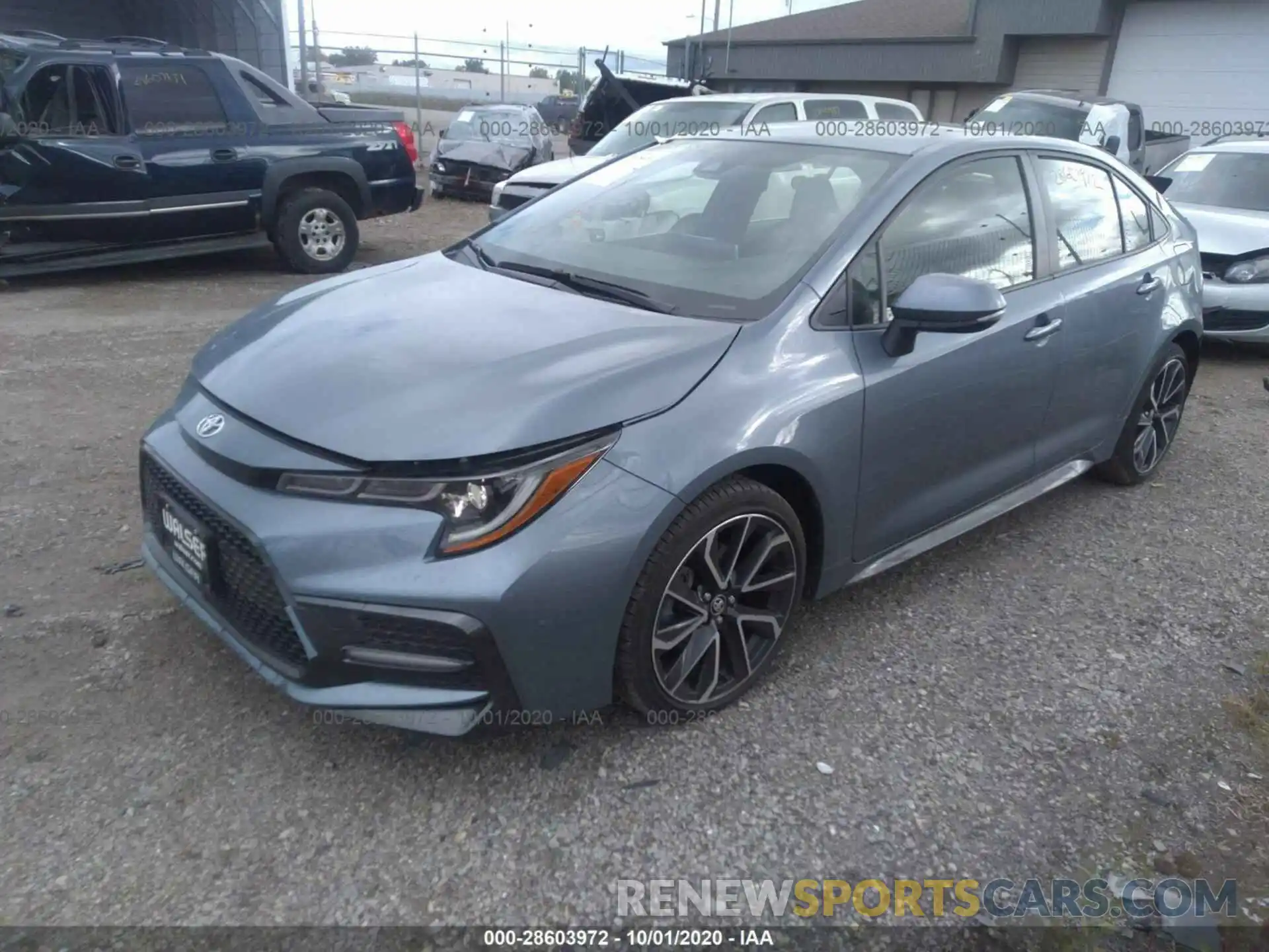 2 Photograph of a damaged car JTDS4RCE7LJ025470 TOYOTA COROLLA 2020