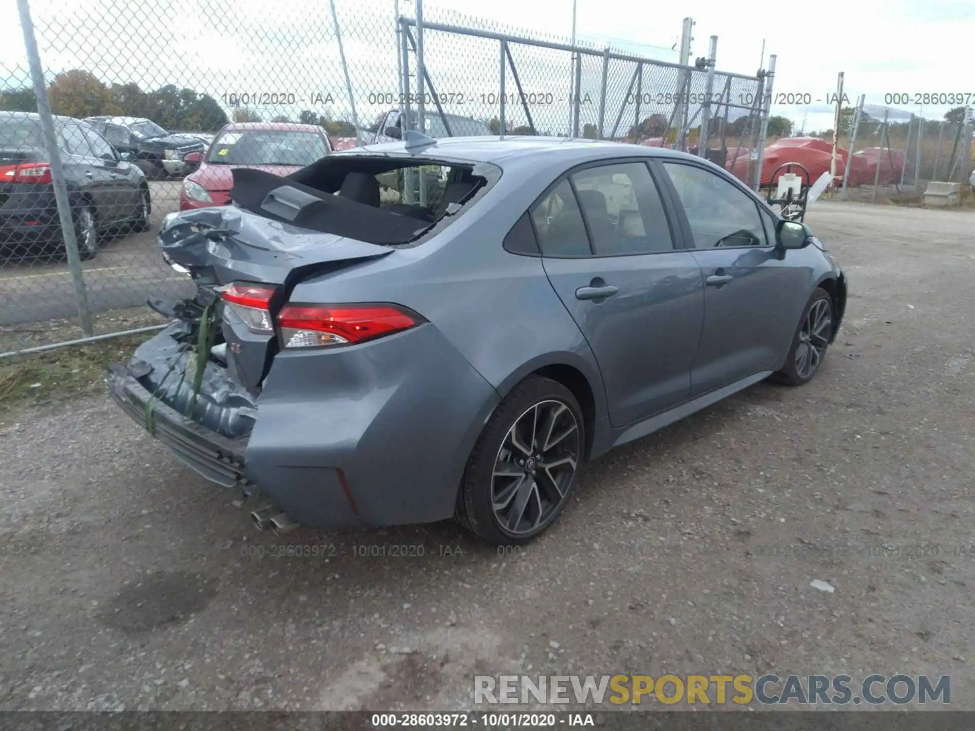 4 Photograph of a damaged car JTDS4RCE7LJ025470 TOYOTA COROLLA 2020