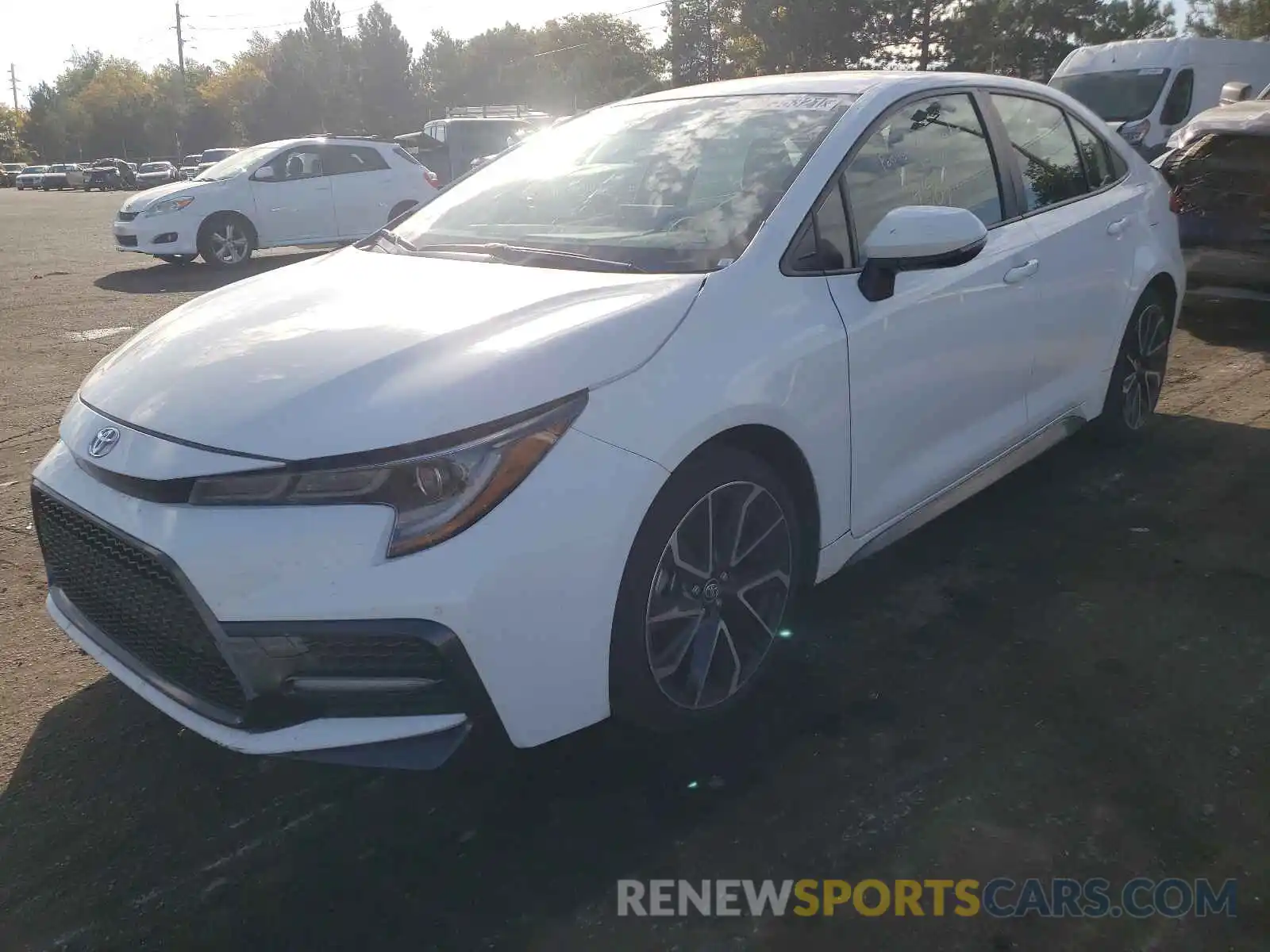 2 Photograph of a damaged car JTDS4RCE7LJ025517 TOYOTA COROLLA 2020