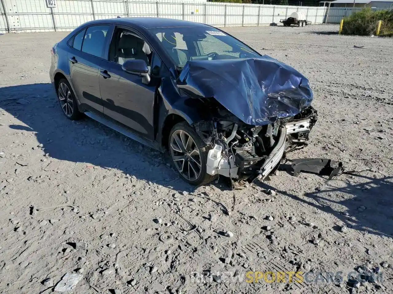 1 Photograph of a damaged car JTDS4RCE7LJ025873 TOYOTA COROLLA 2020