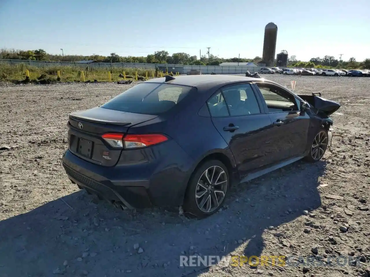 4 Photograph of a damaged car JTDS4RCE7LJ025873 TOYOTA COROLLA 2020