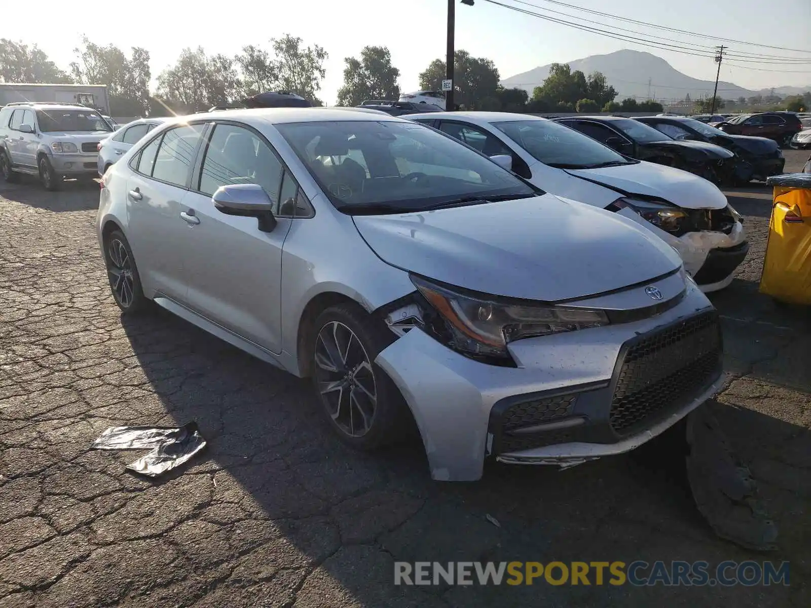 1 Photograph of a damaged car JTDS4RCE7LJ026330 TOYOTA COROLLA 2020