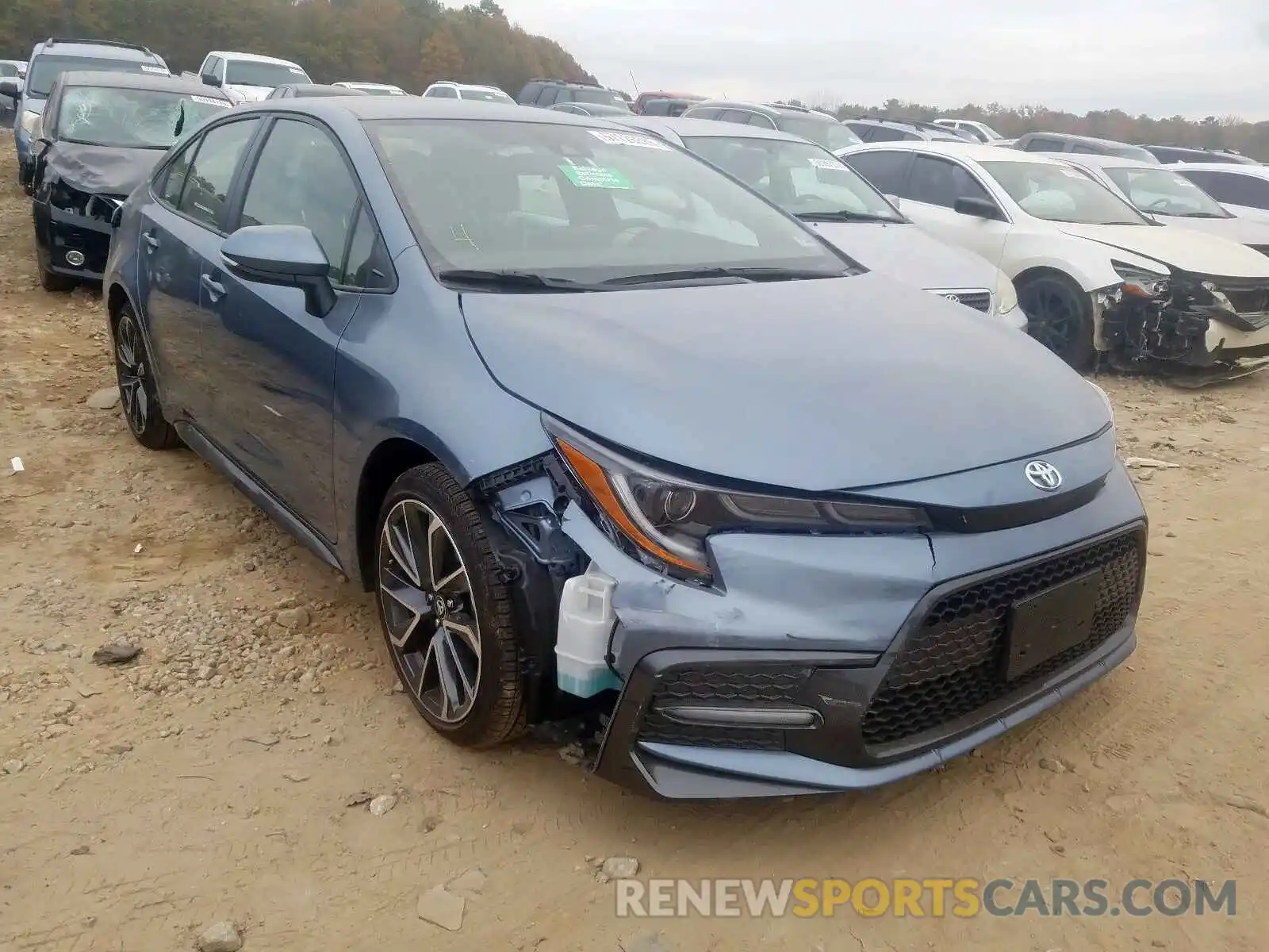 1 Photograph of a damaged car JTDS4RCE7LJ026554 TOYOTA COROLLA 2020