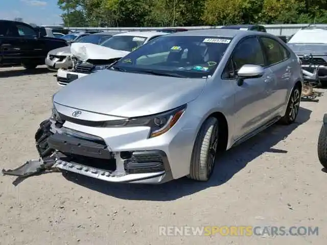 2 Photograph of a damaged car JTDS4RCE7LJ026568 TOYOTA COROLLA 2020