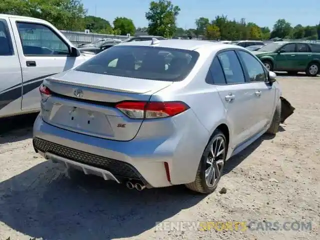 4 Photograph of a damaged car JTDS4RCE7LJ026568 TOYOTA COROLLA 2020