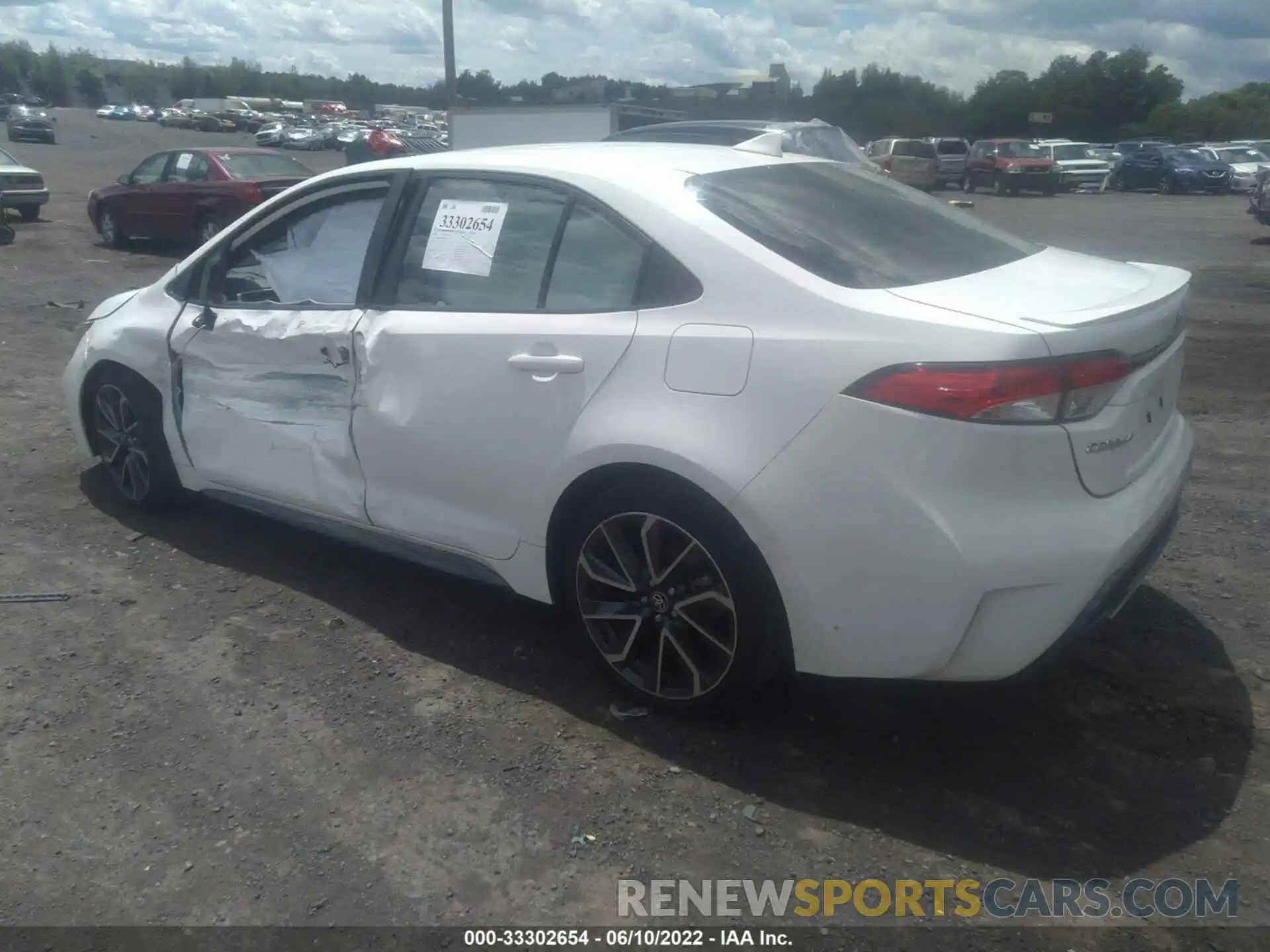 3 Photograph of a damaged car JTDS4RCE7LJ026943 TOYOTA COROLLA 2020