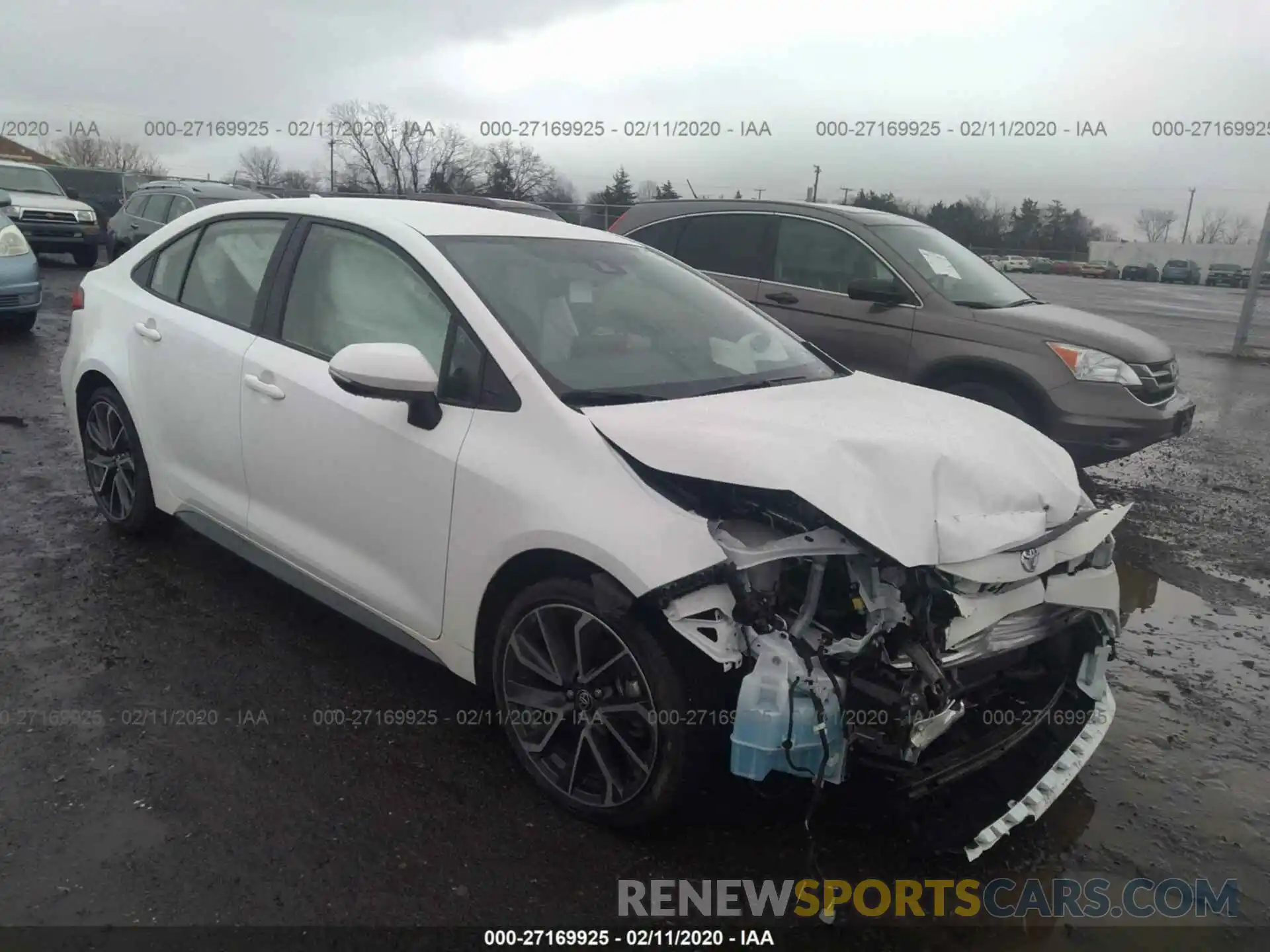 1 Photograph of a damaged car JTDS4RCE7LJ027865 TOYOTA COROLLA 2020