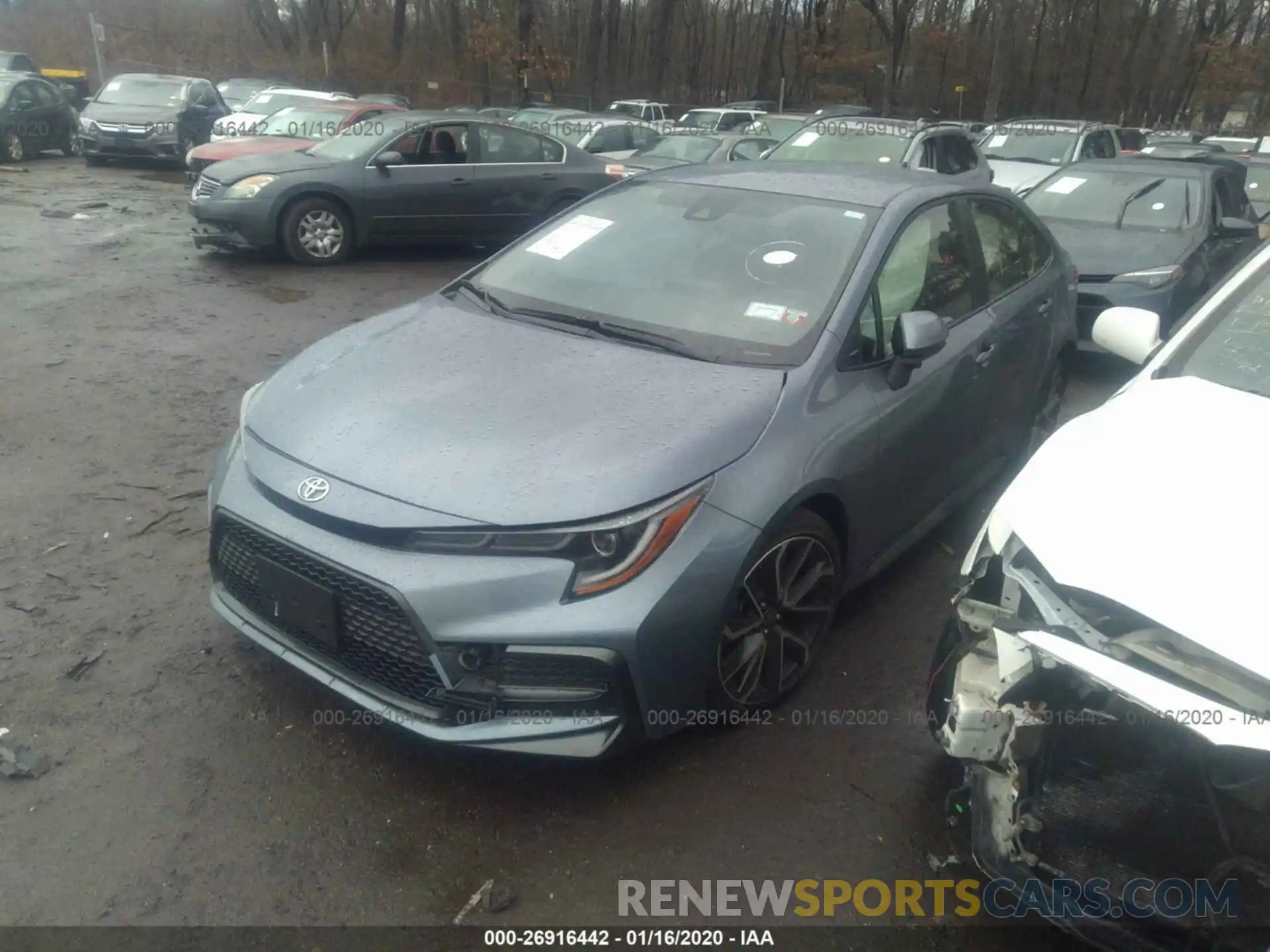 2 Photograph of a damaged car JTDS4RCE7LJ028417 TOYOTA COROLLA 2020