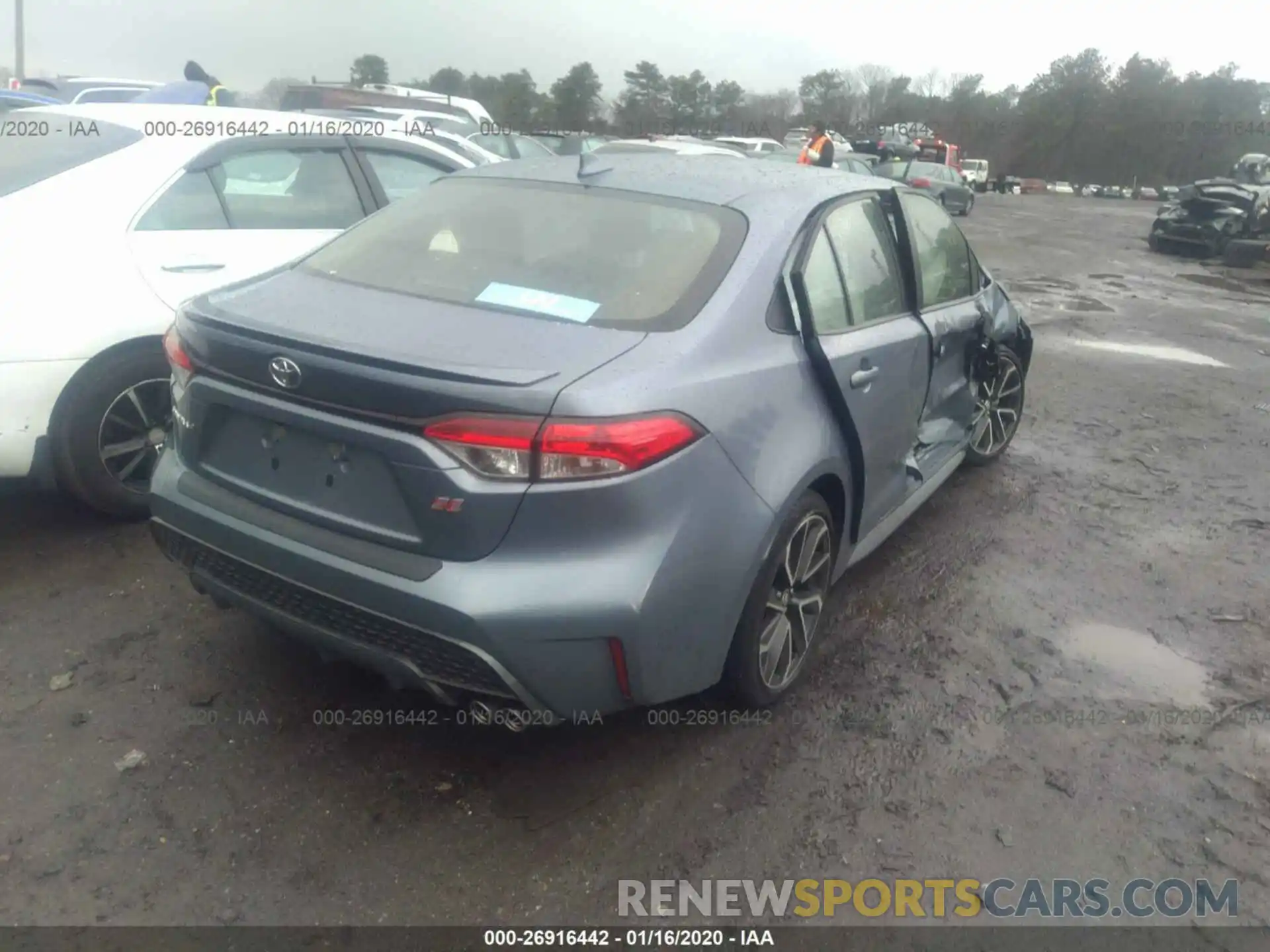 4 Photograph of a damaged car JTDS4RCE7LJ028417 TOYOTA COROLLA 2020